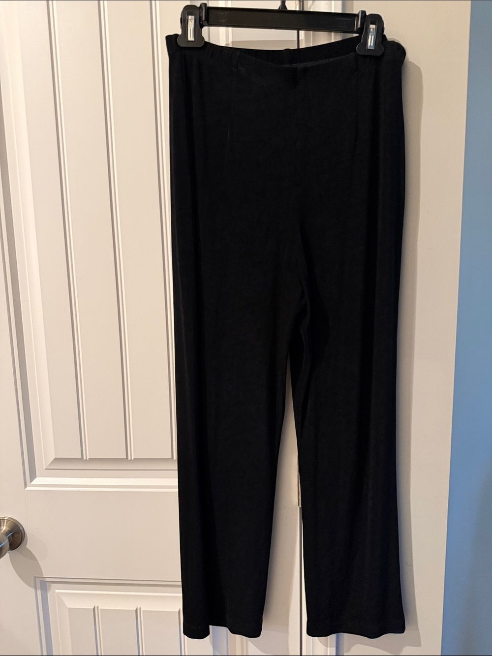 Chico’s Travelers Slinky Black Pants Size Medium Short
